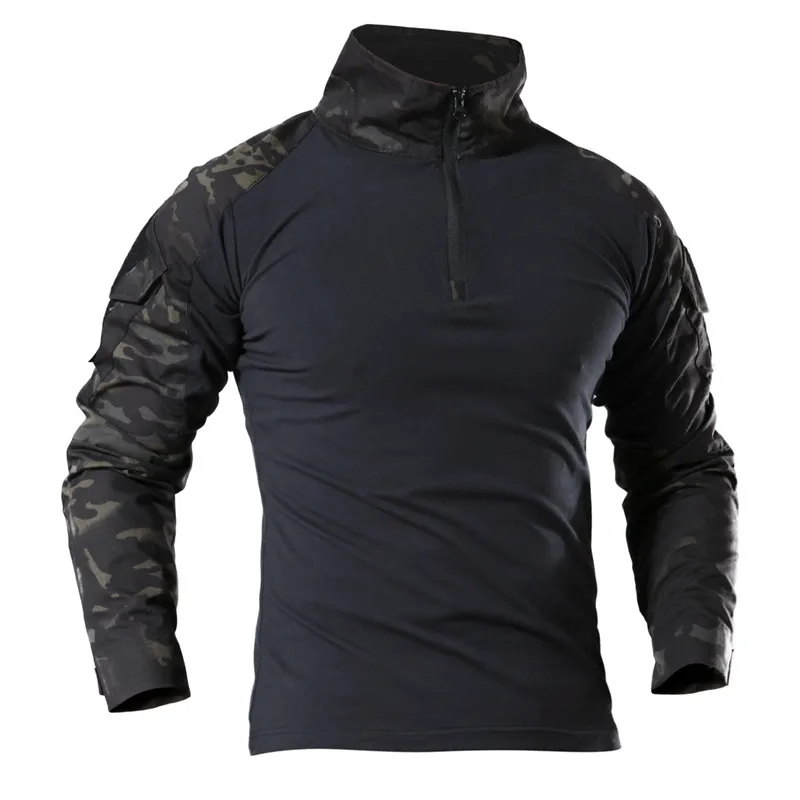 Outdoor Hunting T Shirts - Męskie taktyczne koszulki outdoorowe do wędrówek,