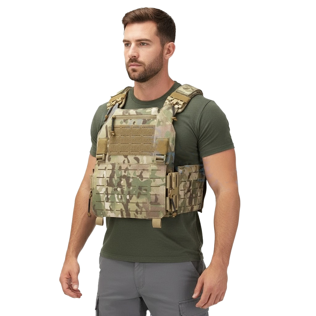 Hunting Outdoor Wear - Wielofunkcyjna kamizelka taktyczna z szybkim zapięciem,