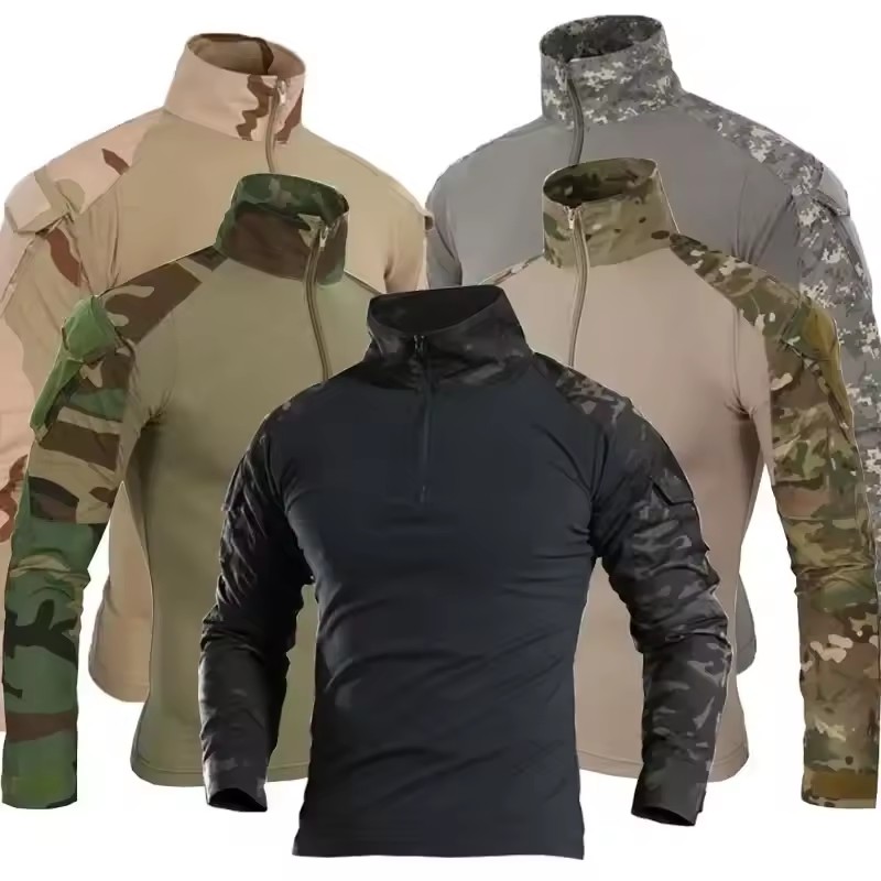 Outdoor Hunting T Shirts - Męskie taktyczne koszulki turystyczne na świeżym
