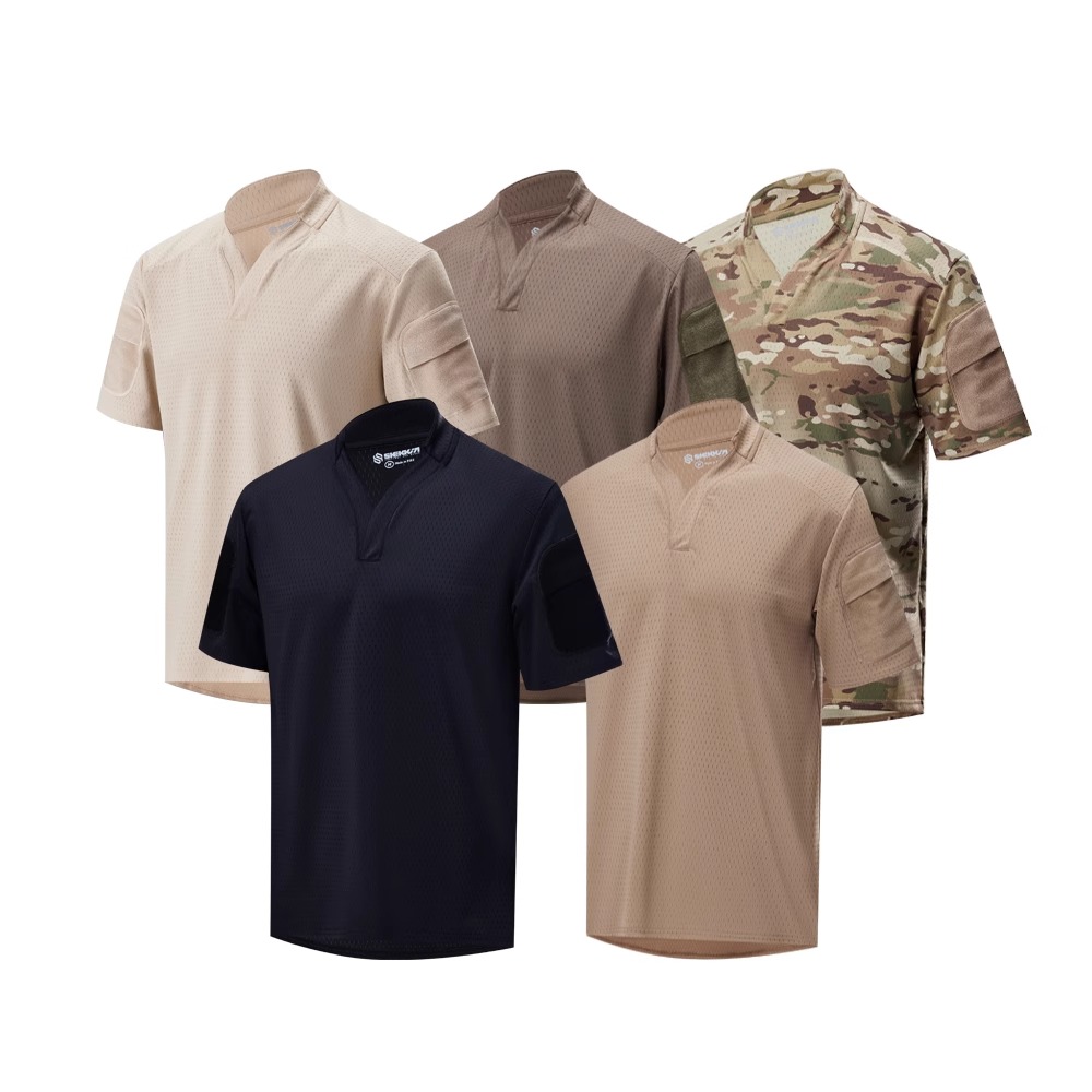 Outdoor Hunting T Shirts - Koszulka taktyczna z krótkim rękawem do