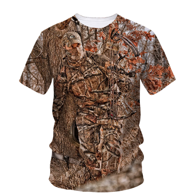Letnie modne nowe koszulki z n – Outdoor Hunting Graphic Tees recenzja i cena