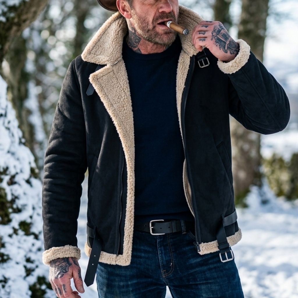 Męska zimowa kurtka z imitacji – Outdoor Hunting Fleece recenzja i cena