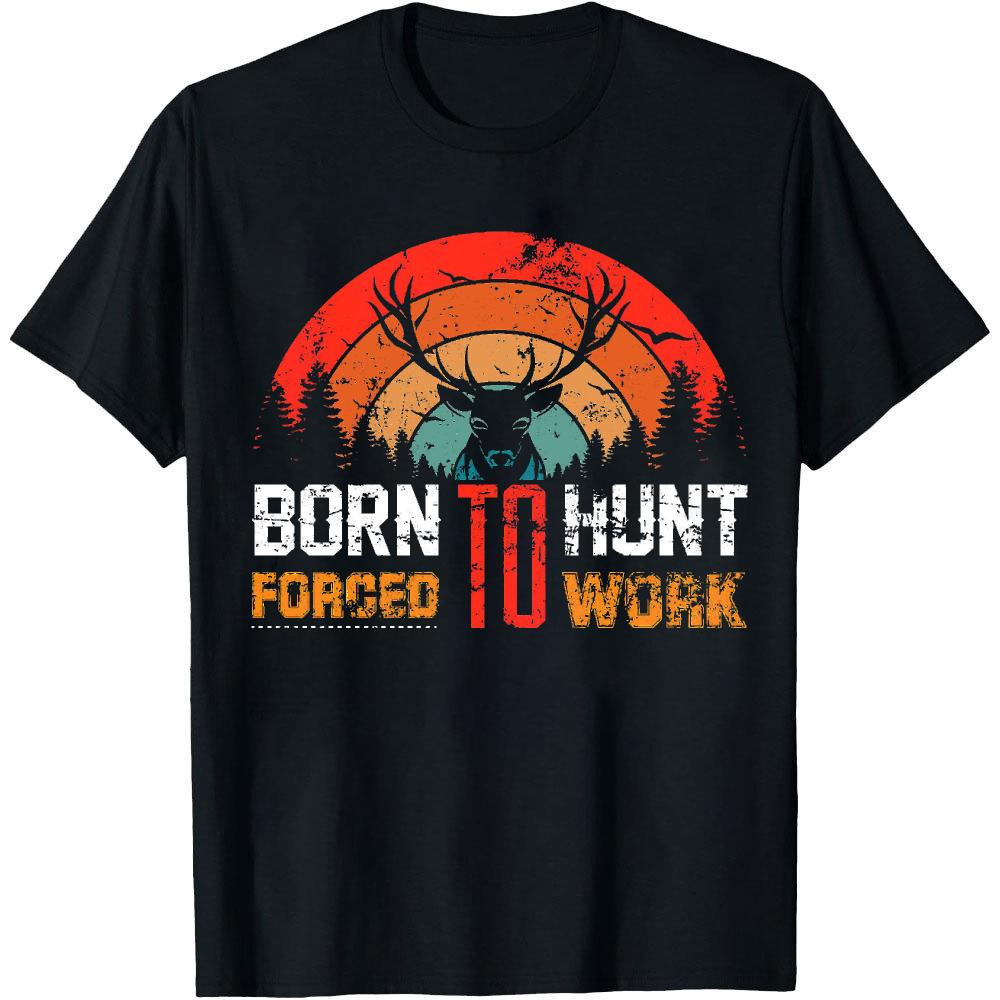 Koszulka męska z grafiką sylwe – Outdoor Hunting Graphic Tees recenzja i cena