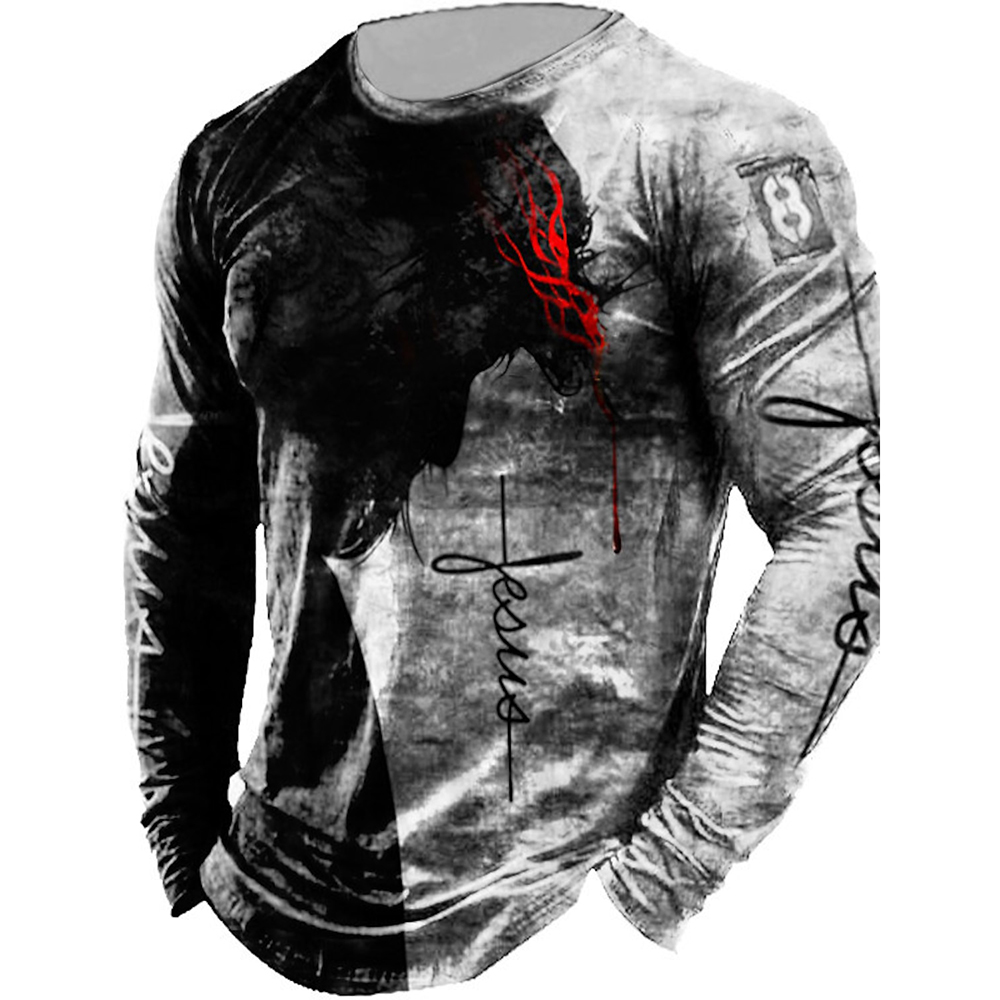 Męska grafika z długim rękawem – Outdoor Hunting Graphic Tees recenzja i cena